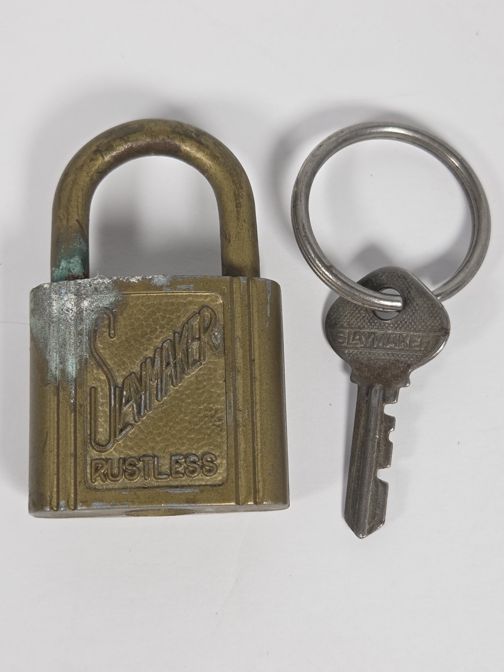Slaymaker Brass Rustless Padlock with Key